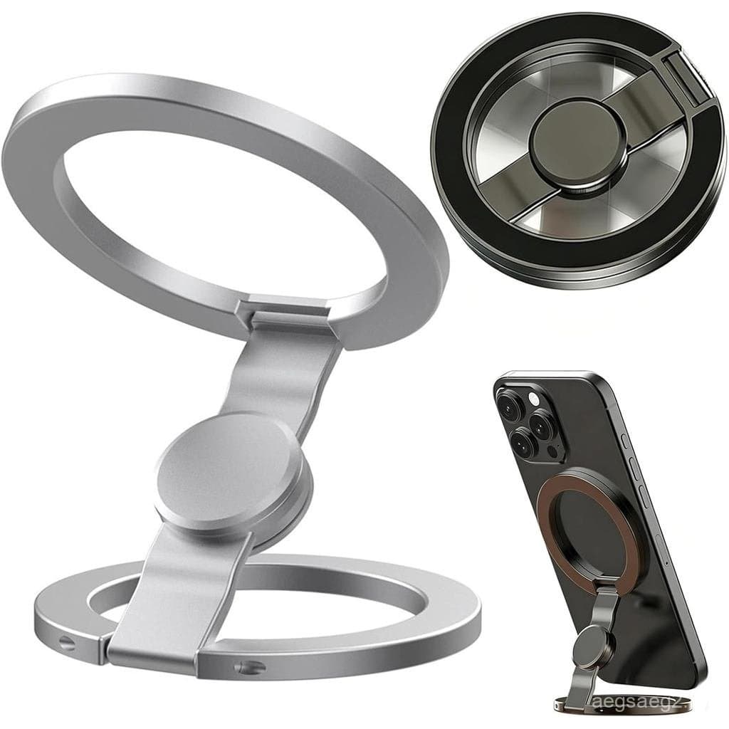 2-em-1 Fidget Spinner e Suporte para Telefone, 360 ° Suporte Magnético para Giroscópio, Ultra-Fino, Dobrável, para Mesa