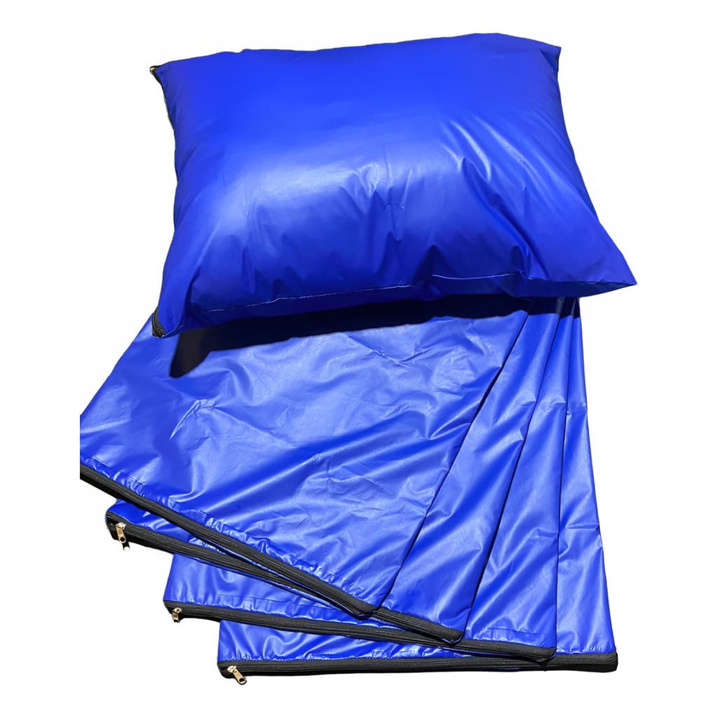 Kit 4 Capa De Almofada Napa Impermeável Para Creches 35x35