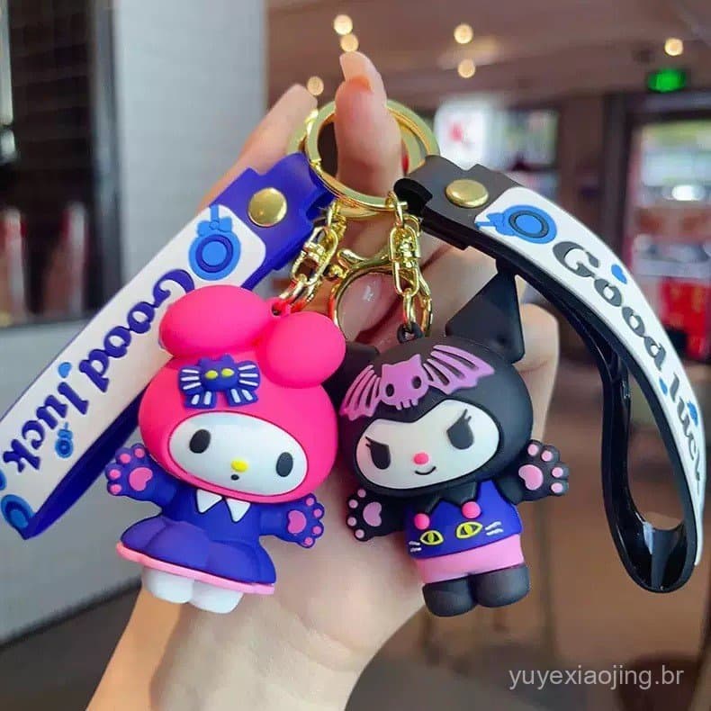 Chaveiro de Boneca que Muda de Roupa, Figura de Desenho Animado, Presente para Mochila