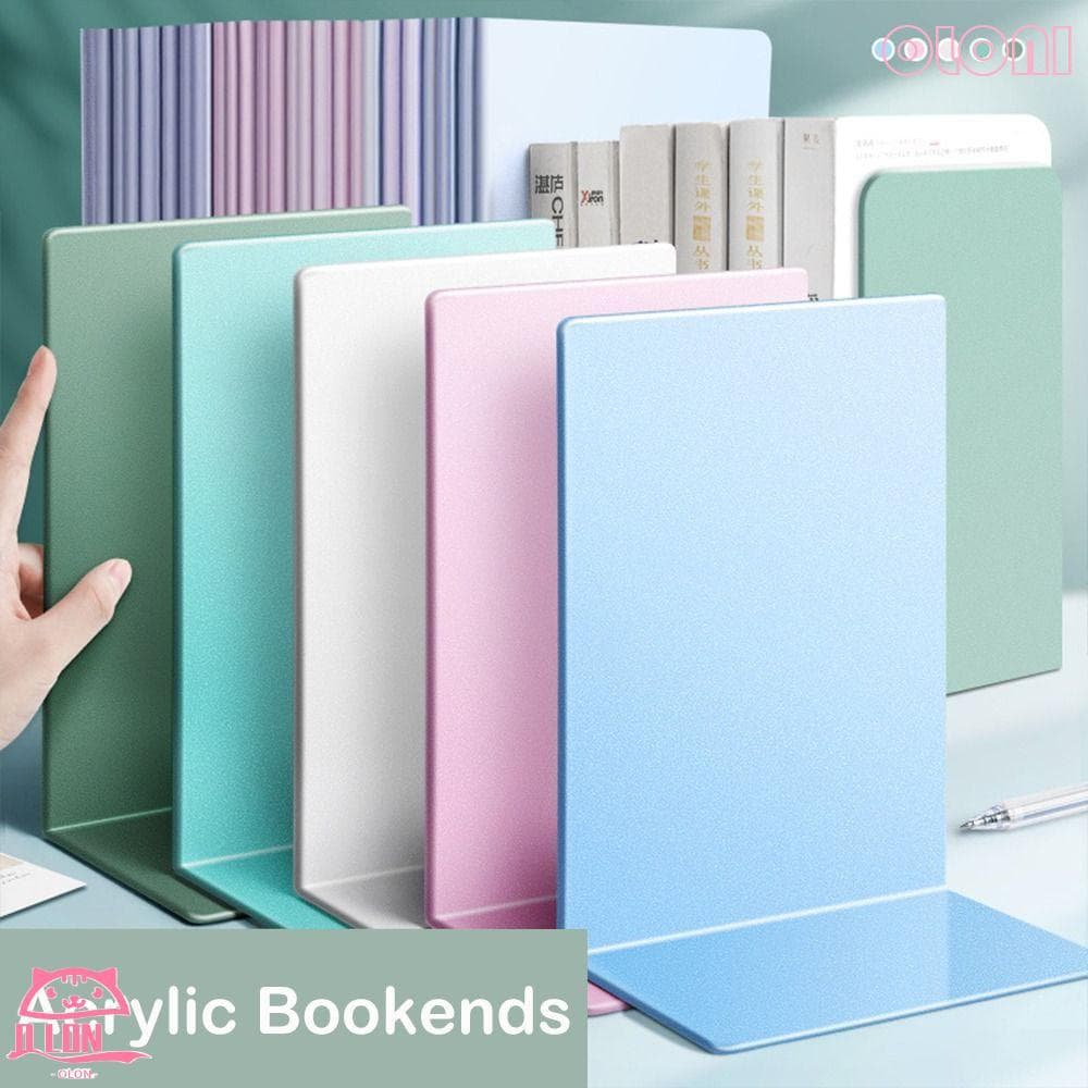 BOLONIMY Suportes De Mesa , Suporte De Livro Durável De Exibição Simples Em Forma De L , Estudante