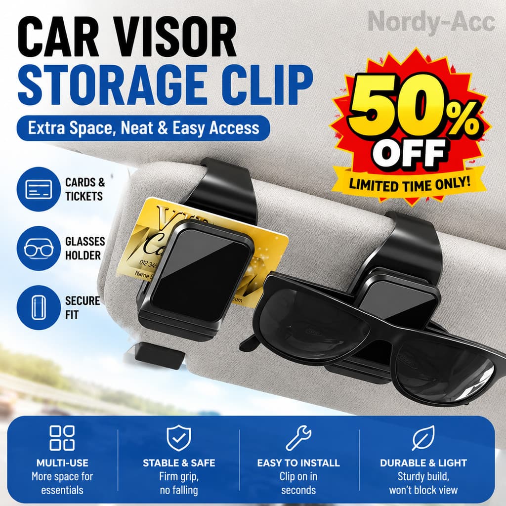 Viseira De Sol Para Carro Multifuncional Óculos CLIP Bill Card Storage Holder Acessórios Interiores De Automóveis