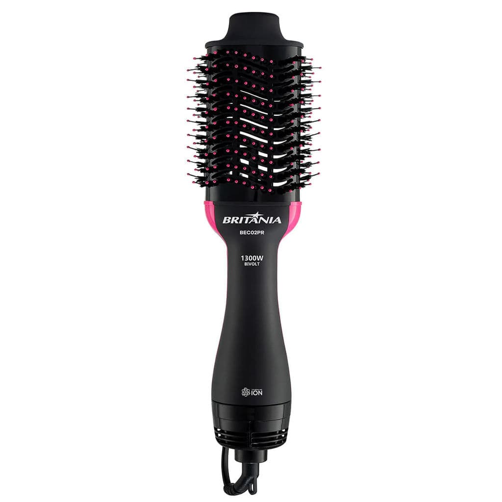 Escova Secadora Britânia 4 em 1 Cerâmica 1300W BEC02PR