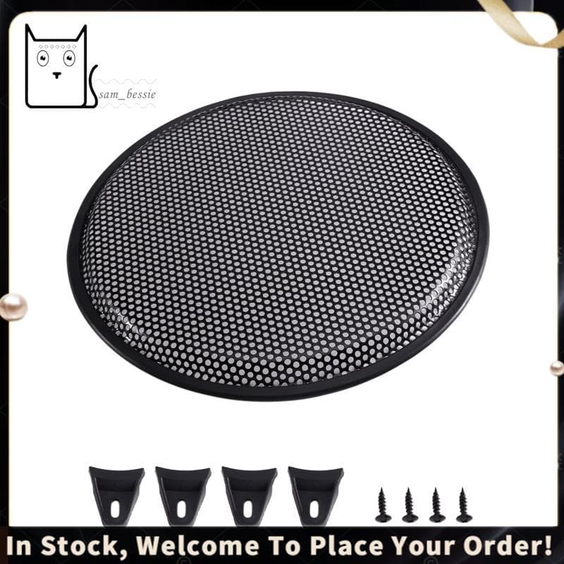 Grade De Ferro 12 Polegada Subwoofer Alto-Falante Capa Círculo Para Carro Protetor De Malha De Áudio Guarda Falantes RV