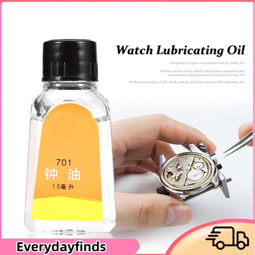 Everydayfinds-br Everydayfinds-br Relógio Lubrificante Óleo 15ml Ferramenta de Manutenção para Reparo de Relógio