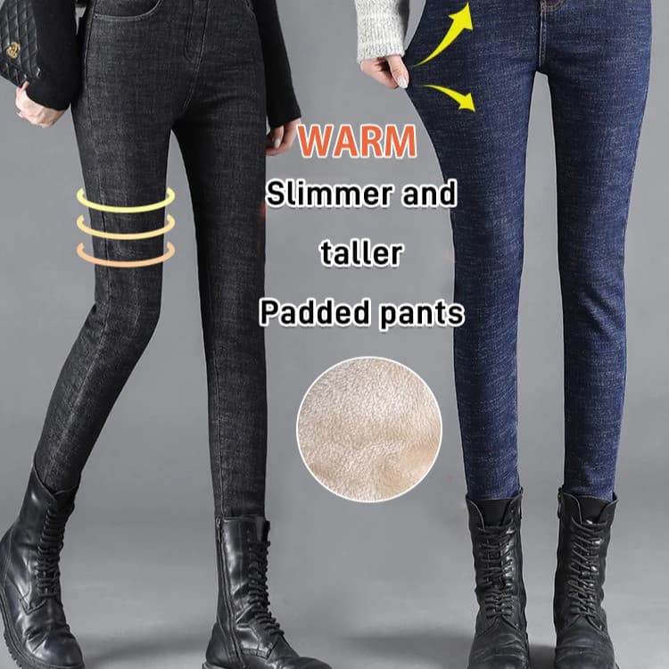 Calça jeans preta feminina, desenhada para vestir e valorizar a sua silhueta.
