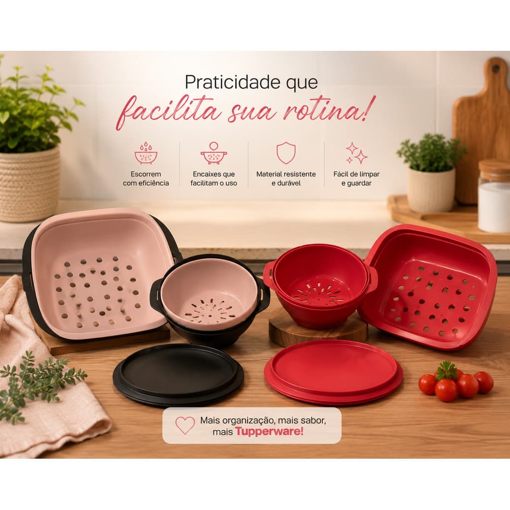 Tupperware Cesto e Conserva Metade