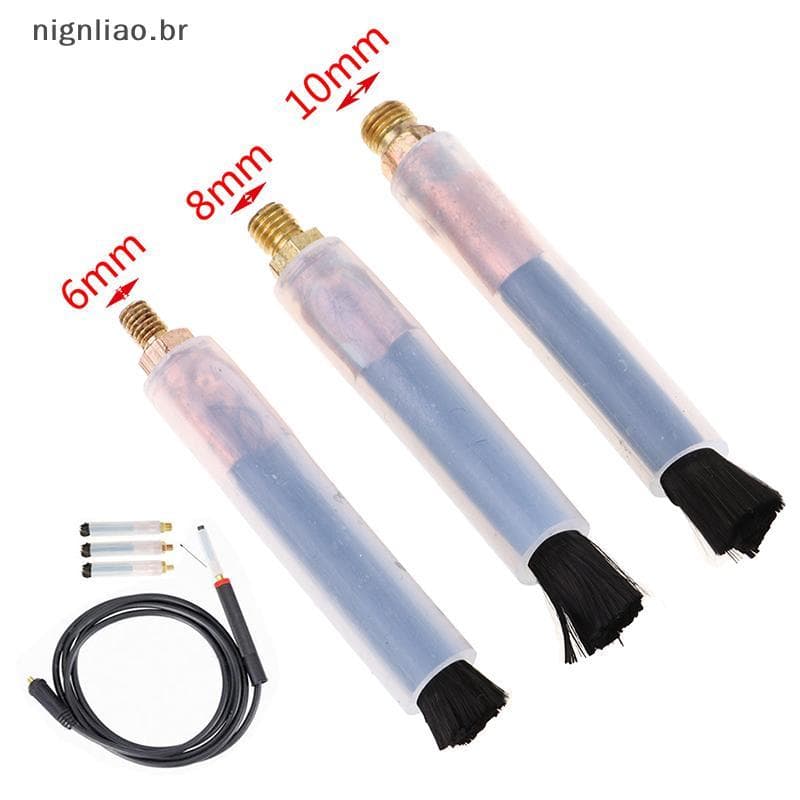nignliao Escovas De Solda De Cabeça De Cobre Para Máquina De Polimento Limpador De Costura M6/M8/M10 BR