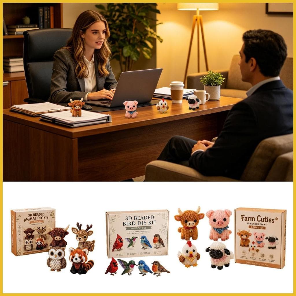 Kit De Fabricação De Animais De Miçangas , Faça Você Mesmo , Ornamento De Figura De Animal 3D Com Instruções , Contas In