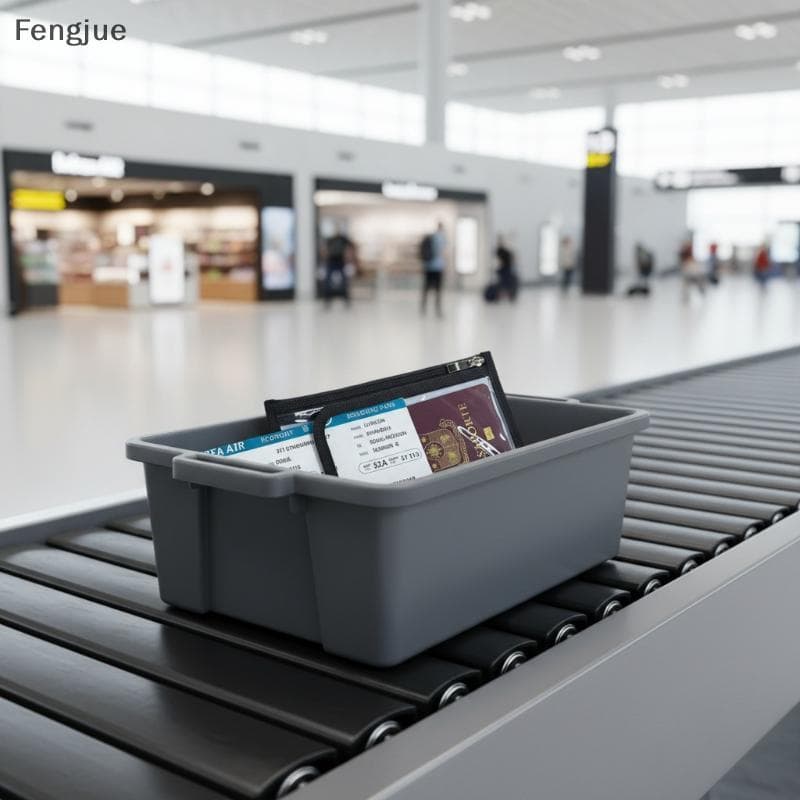 Fengjue Thi Bolsa Porta-Passaporte De Viagem Em PVC , Resistente A Arranhões , Organizador De Cartão De Embarque Para Vi