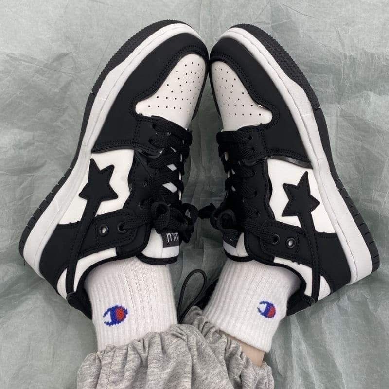 Tênis Casual Feminino Star Running Sport De Skate Flats Sneakers
