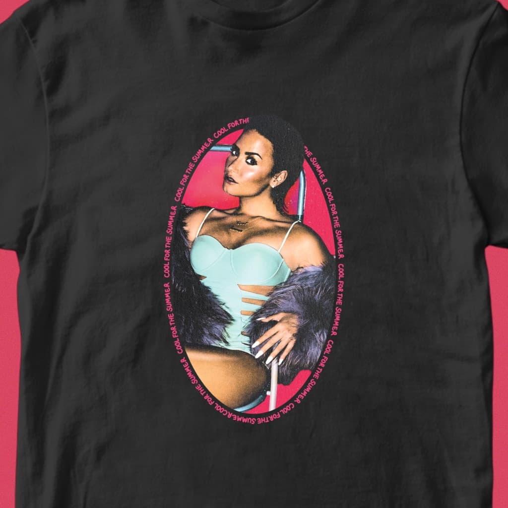 Camiseta Cool For The Summer Era Vintage (Demi Lovato) Camisa 100% Algodão