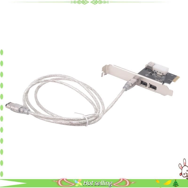 [Qualidade C] PCI-E 1X 1394 Placa De Captura De Vídeo DV HD De 4 Portas Firewire 800/400/200/100Mbps Suporta Troca Quent