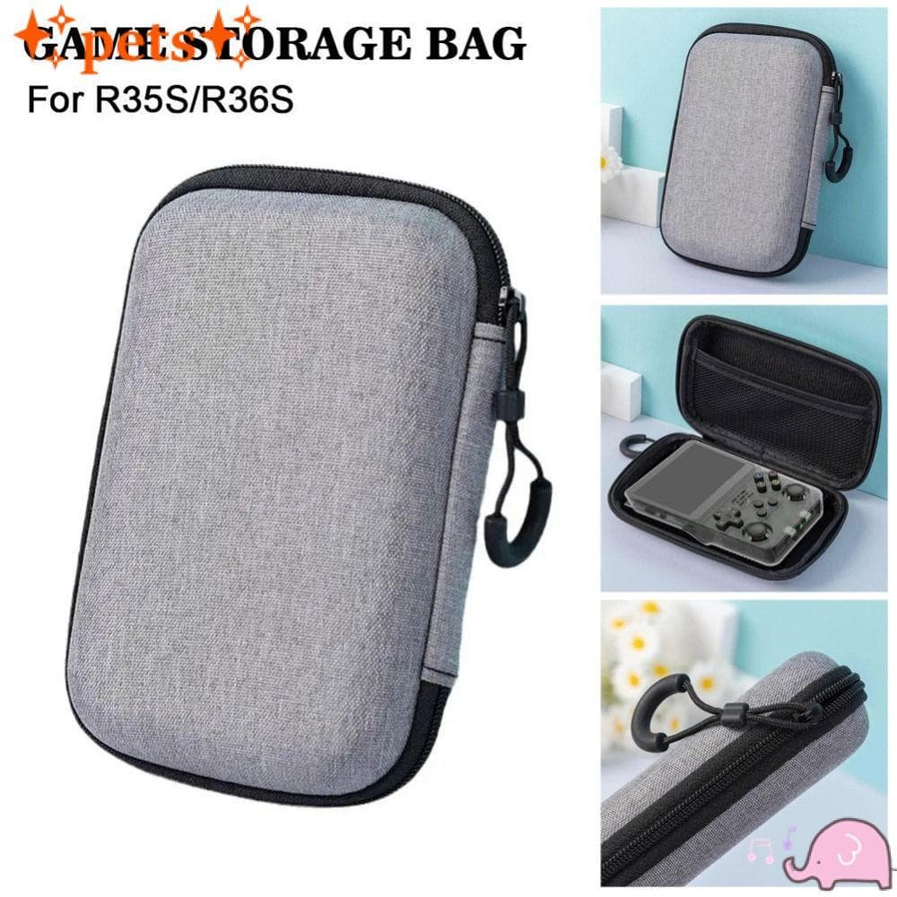 PETS1 1Pcs Bolsa De Armazenamento Para Console De Jogos , Transporte Com Zíper Rígido , Resistente A Arranhões E Anti-Qu