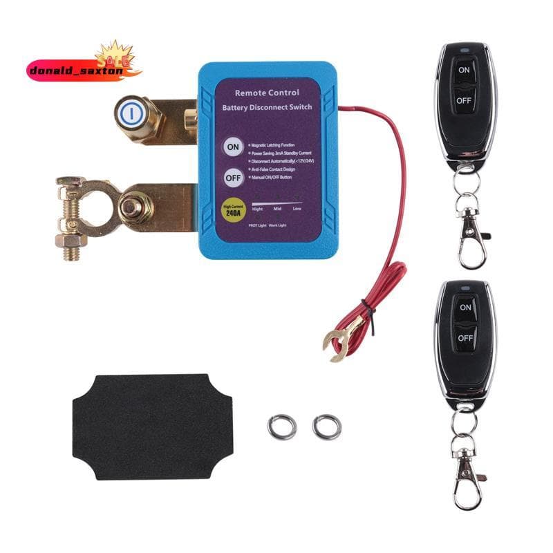 [Rápido D] Controle Remoto 12V/24V 240A Interruptor De Desconexão Da Bateria , Desligamento Automático Para Do Barco De