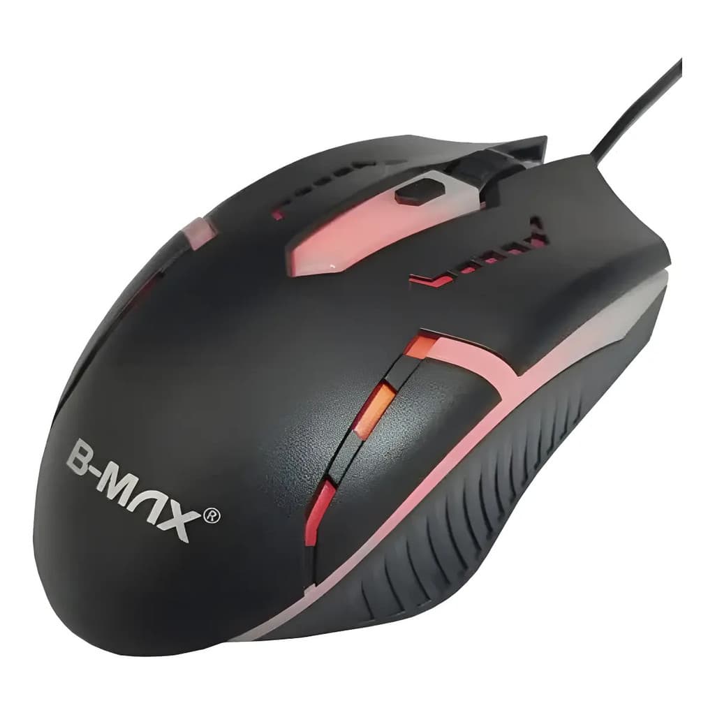 Mouse Gamer Com Fio Bm-612 Com Led 3200dpi Precisão Usb