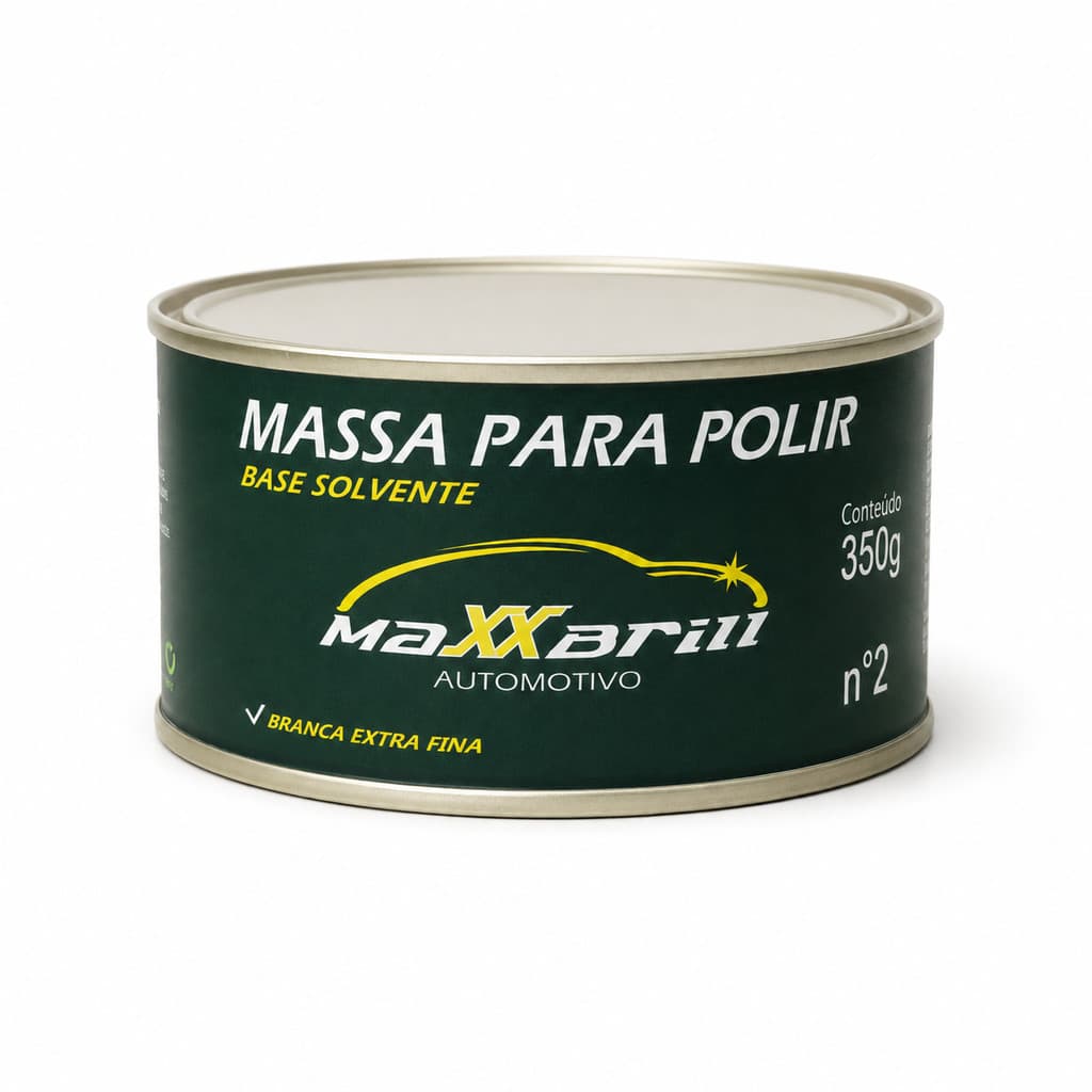 Massa Polir N2 Solvente 350g Maxxbrill MB205