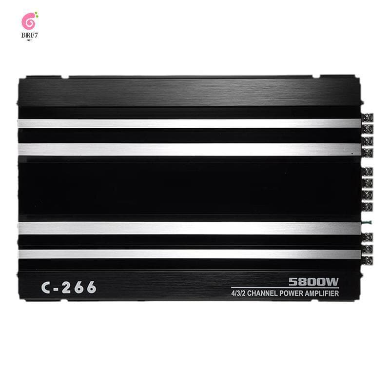 Amplificador De Áudio Para Carro De 4 Canais 5800W Alta Potência 12V Ultrafino De Quatro Vias Ferramentas Classe A/B