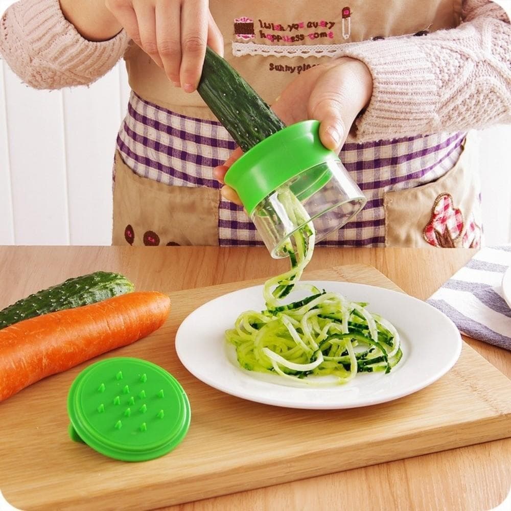 Fatiador De Vegetais FIWICKA , Espiral De Frutas Ajustável E Fácil De Limpar , Espiralizador De Alimentos Multifuncional