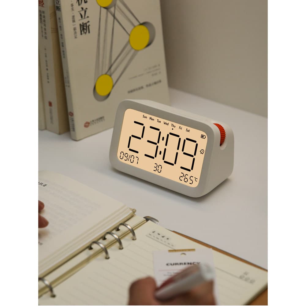 Despertador estudante dedicado acordar ferramenta útil relógio Digital eletrônico relógio de mesa inteligente poderoso