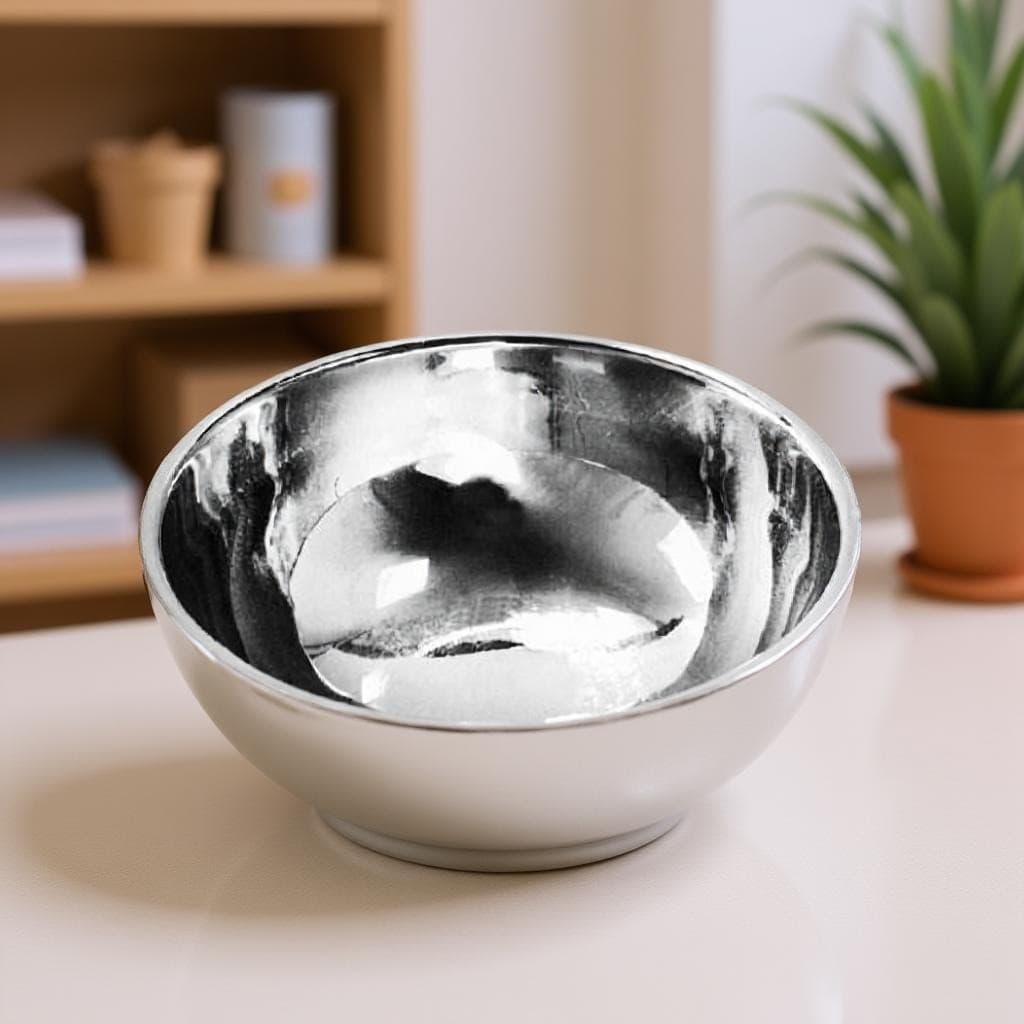 Tigela Térmica Dupla Camada 12cm 250ml para Servir Alimentos