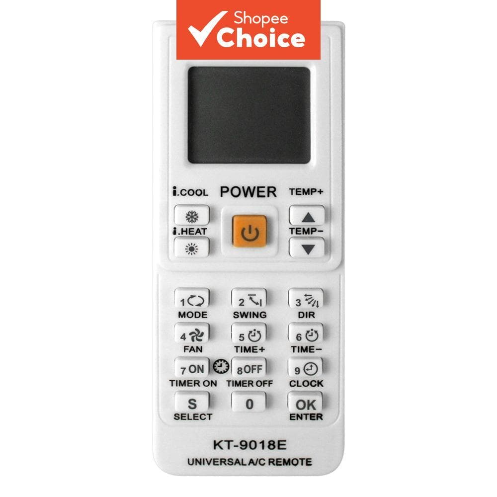Controle Remoto Universal para Ar-Condicionado KT-9018E 4000 em 1 Substituição