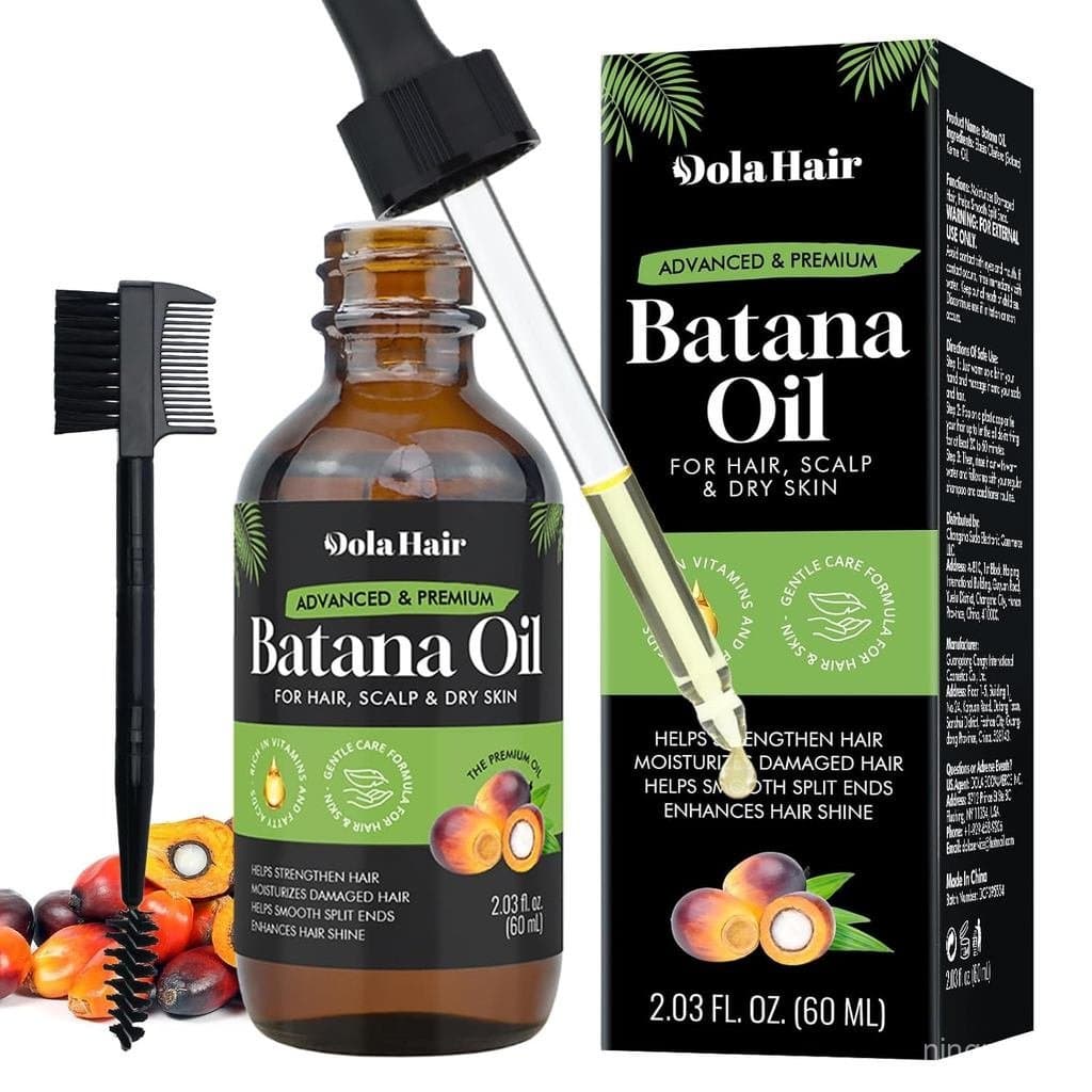 Óleo de Batana Dolahair para Cabelo, Couro Cabeludo e Pele, Óleo Natural de Semente de Elaeis Oleifera, Óleo Hidratante
