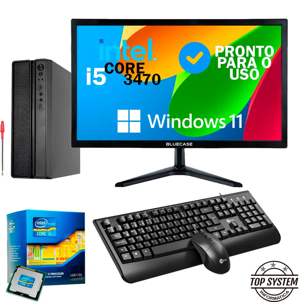 MINI COMPUTADOR COMPLETO INTEL I5 3ª, 16GB DDR3, SSD 240GB