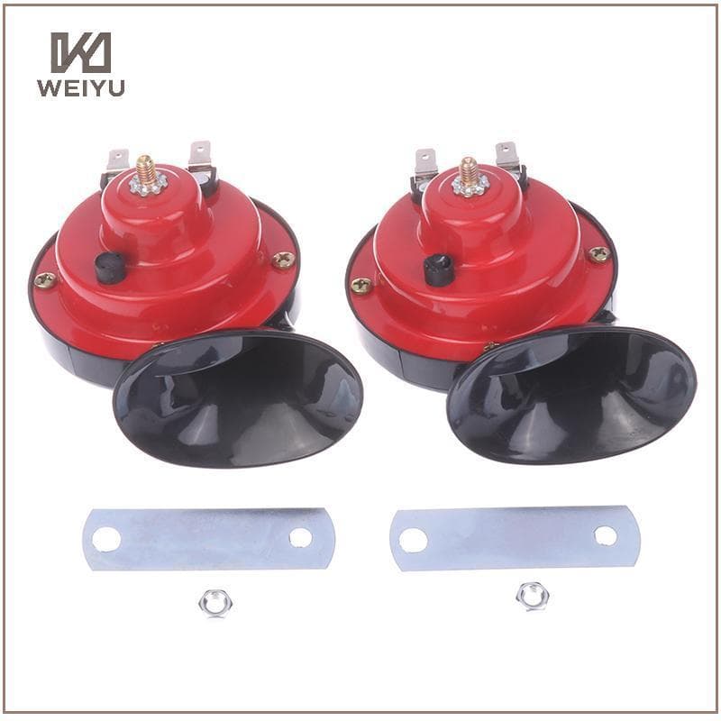 WEIYU 2 Pçs 300DB Super Alto Trem Chifre Para 12V Fontes De Alimentação Carro-Barco Motocicletas-Falante Automotivo Sina
