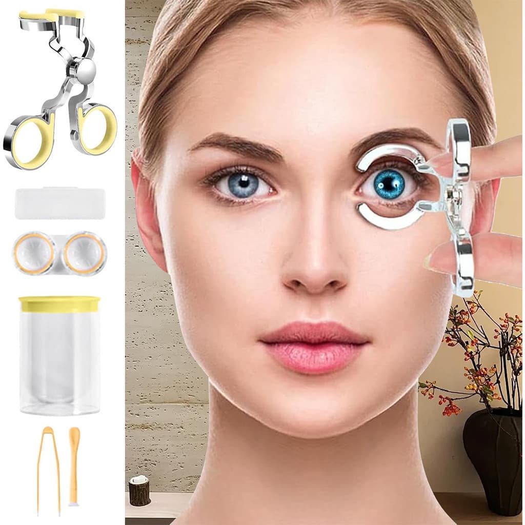 Assistente para Lentes de Contato, Abridor de Pálpebras, Conjunto Elegante e Conveniente para Usuários J7AS