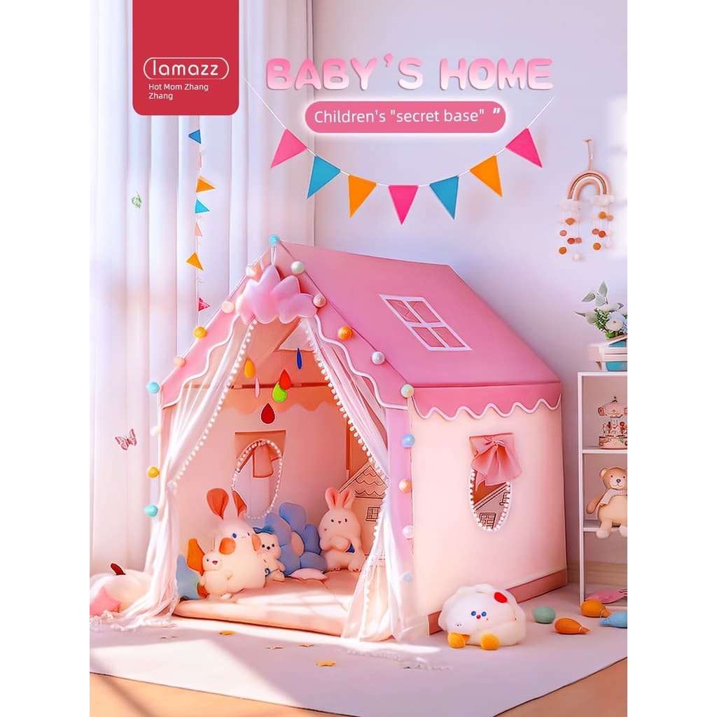 🔥 Decoração de Quarto de Menina 🔥 Tenda das Princesas Infantil Barraca Infantil Cabana Tenda VENDA QUENTE Pequen