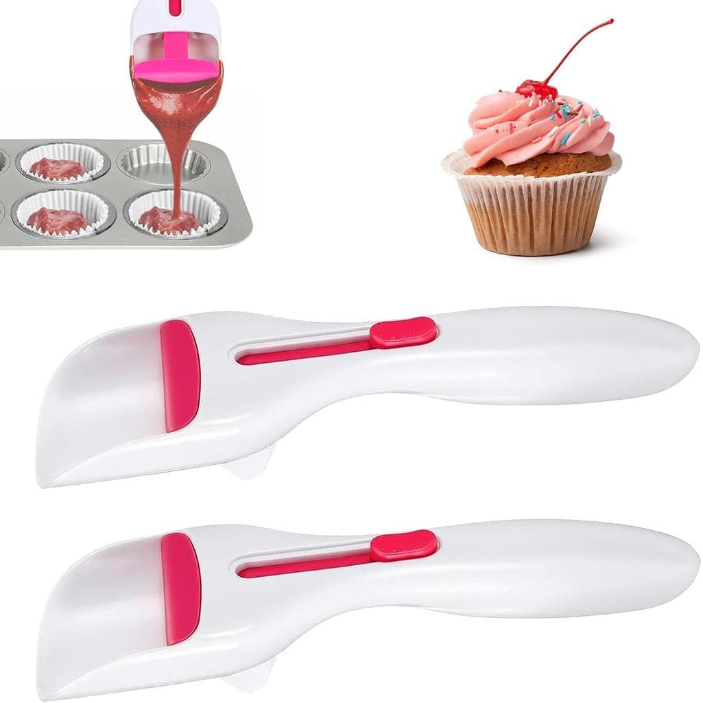 2 peças de Dosador de Massa para Cupcakes, Dispensador de Massa para Cupcakes, Dispensador de Massa para Cupcakes, Desli