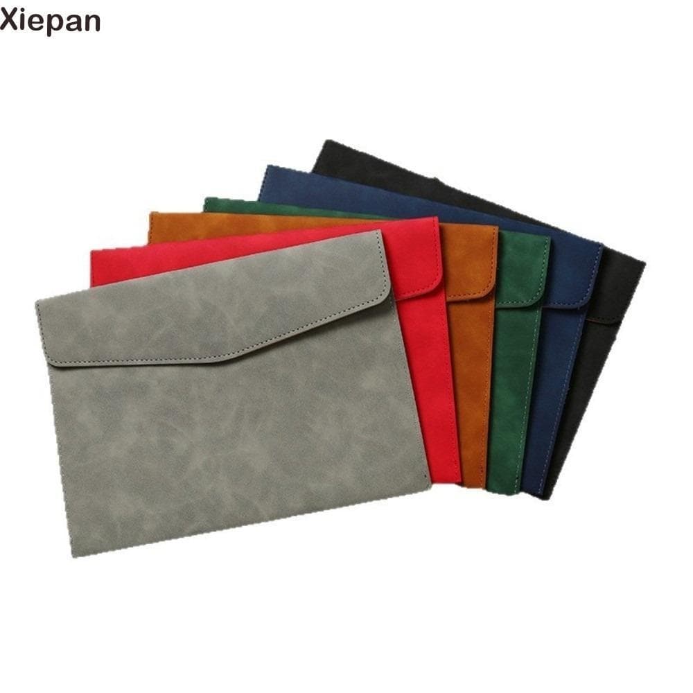 Bolsa Para Documentos XIEPANGO , Pasta De Arquivo De Couro Sintético Instantâneo , A5 Durável , Material Escolar