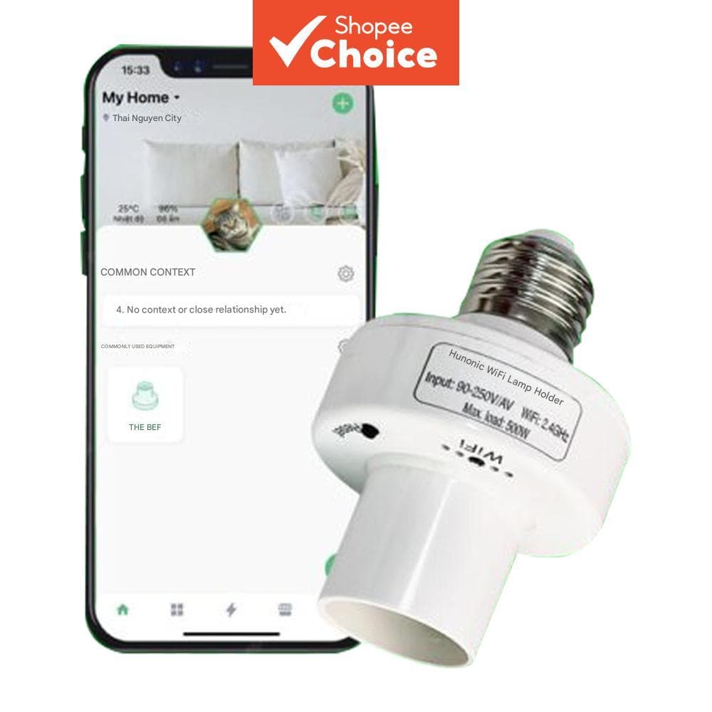 Transforme lâmpadas comuns em inteligentes com os soquetes WiFi Hunonic, controláveis remotamente pelo celular
