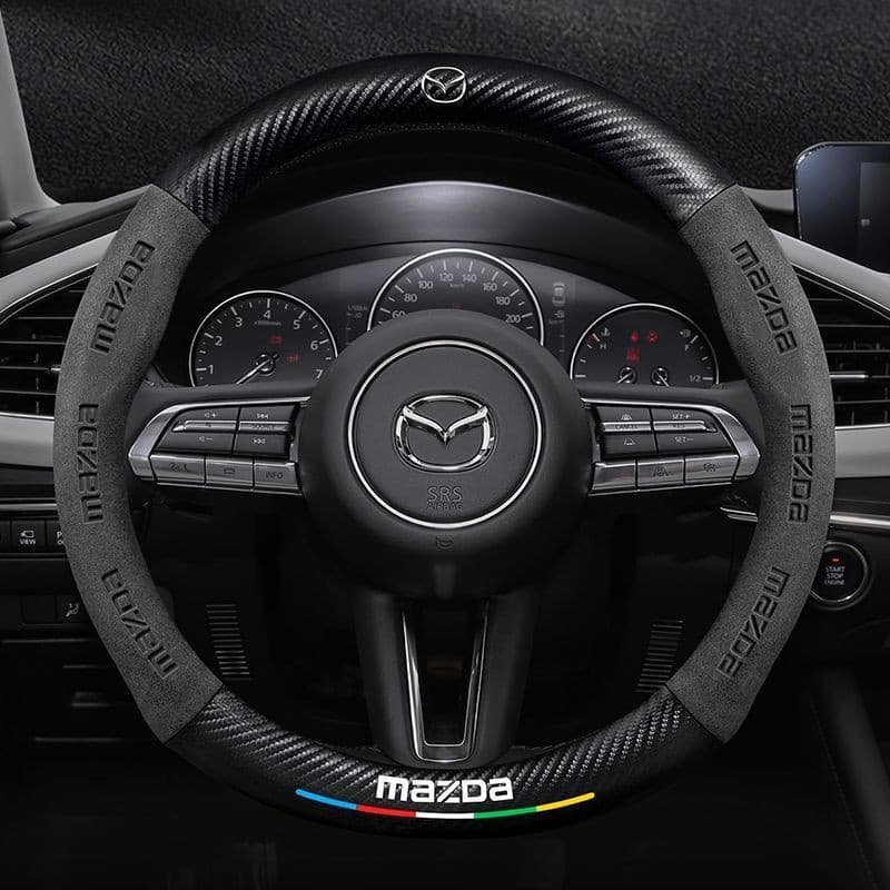 Capa de volante de alta qualidade para Mazda CX 8/CX 5CX 3/CX 30Mazda 3/Mazda 2/RX8/RX7/BT50/787B Acessórios para carro