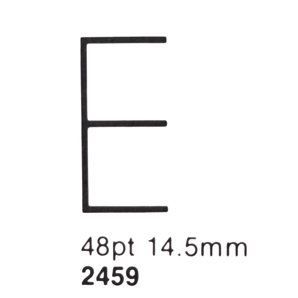 Letraset 25 X 38 cm Letras Adesivas Ref. 2459 Altura 14.5 mm