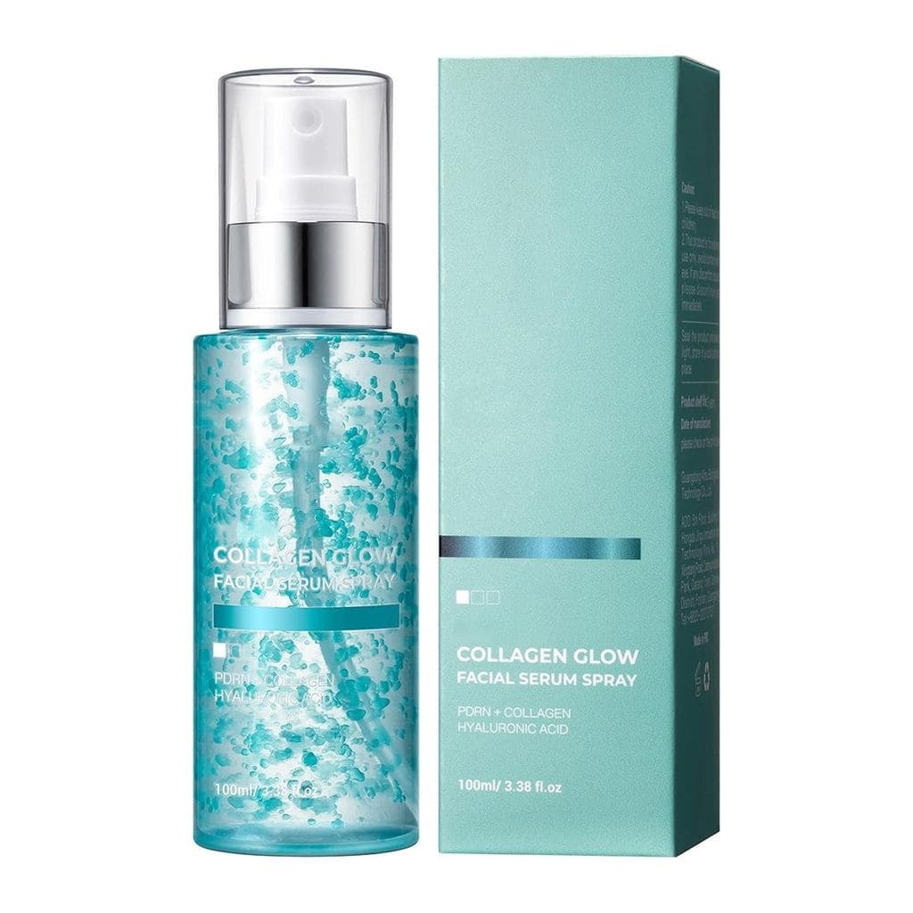 CollagenGlowFaceSerSpray, Spray Hidratante Facial com Ácido Hialurônico, Spray Hidratante Leve para uma Pele Radiante, A