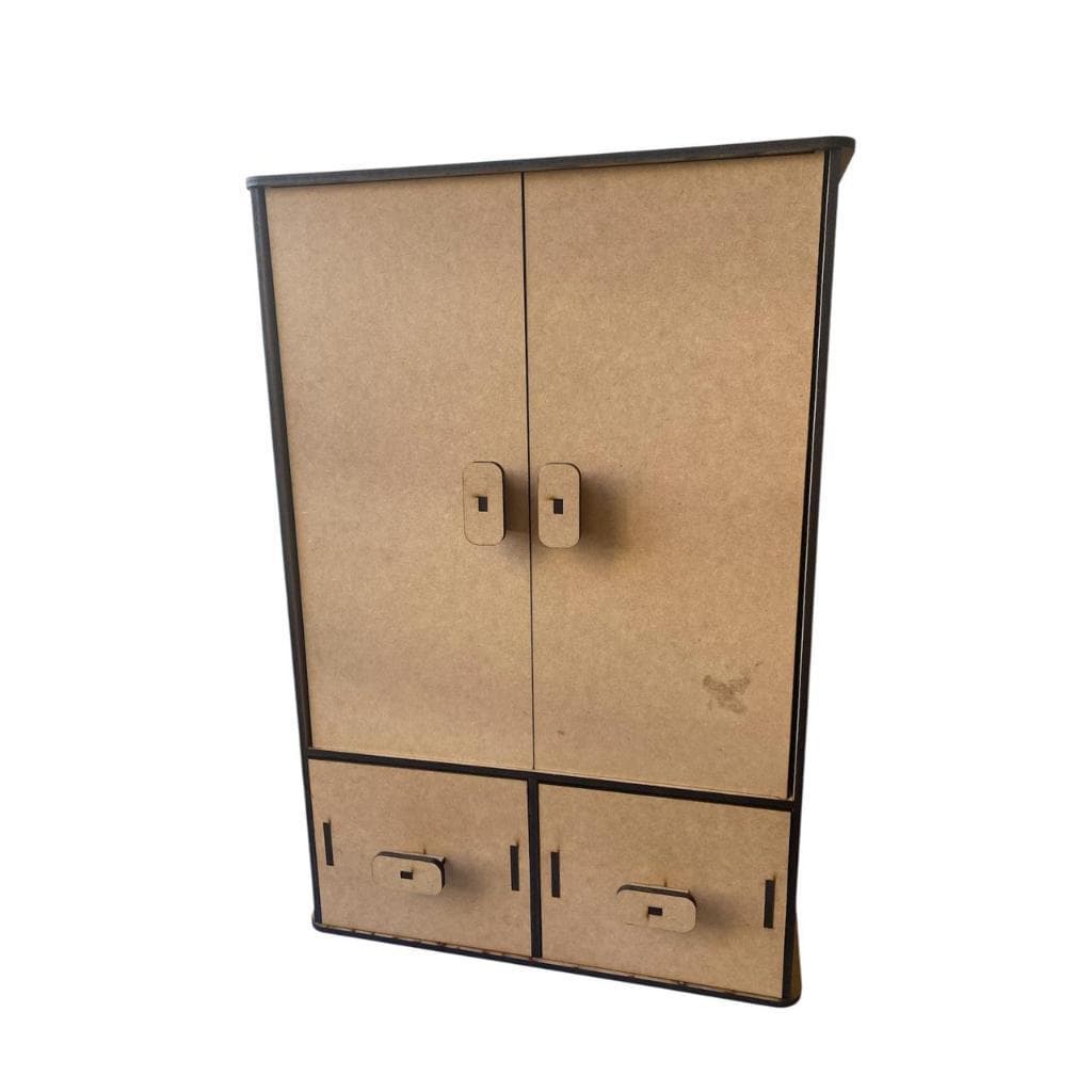 Guarda-Roupa Em MDF Para Bonecas ou Pets