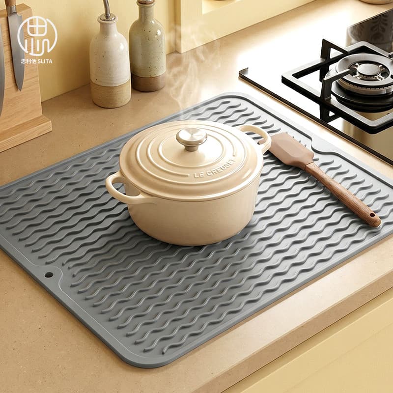 Tapete de fogão de Silicone de grandes dimensões, tapete protetor especial para bancada de cozinha, tapete de isolamento