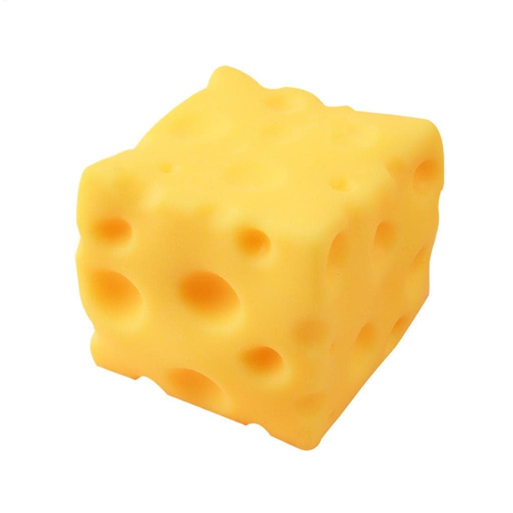 Simulação Forma De Queijo Espremendo Brinquedos Macio Bola De Estresse Engraçado Sensorial Para Crianças Adultos tayenit