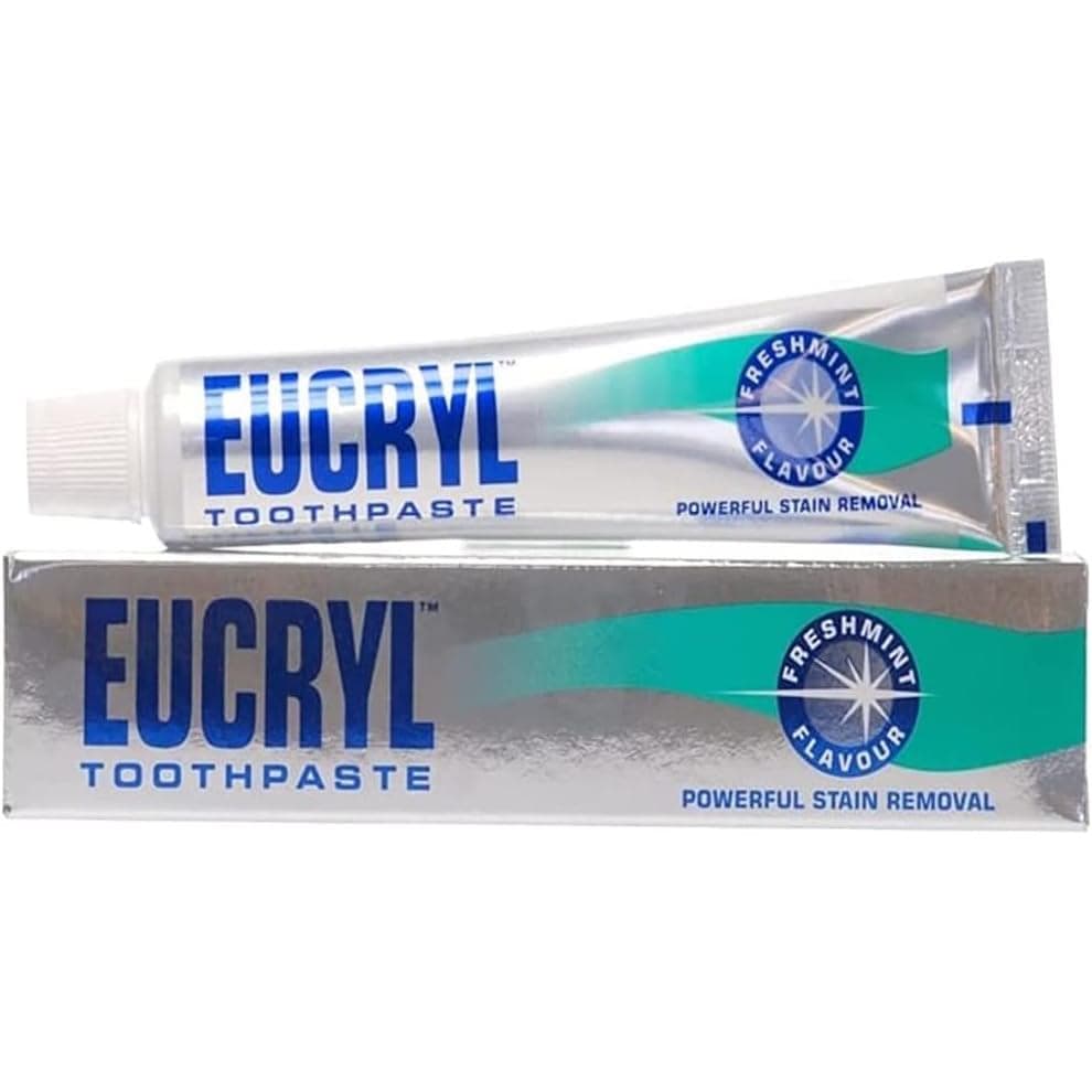 PASTA DE DENTE EUCRYL SMOKERS FRESHMINT 50ML REMOÇÃO POTENTE DE MANCHAS (PACOTE COM 4)