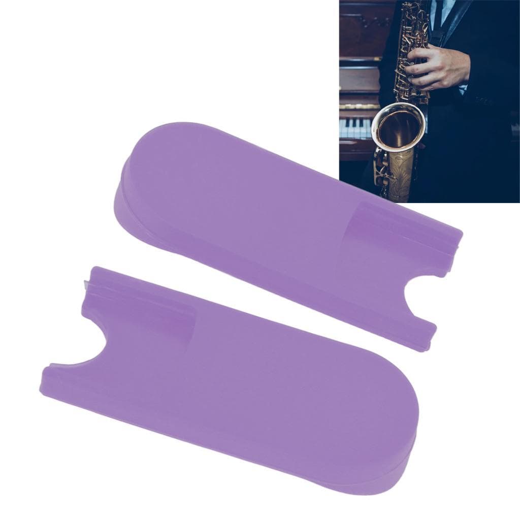Conjunto de almofadas para descanso de dedo de saxofone Irfora com 2 protetores de polegar de silicone macio para