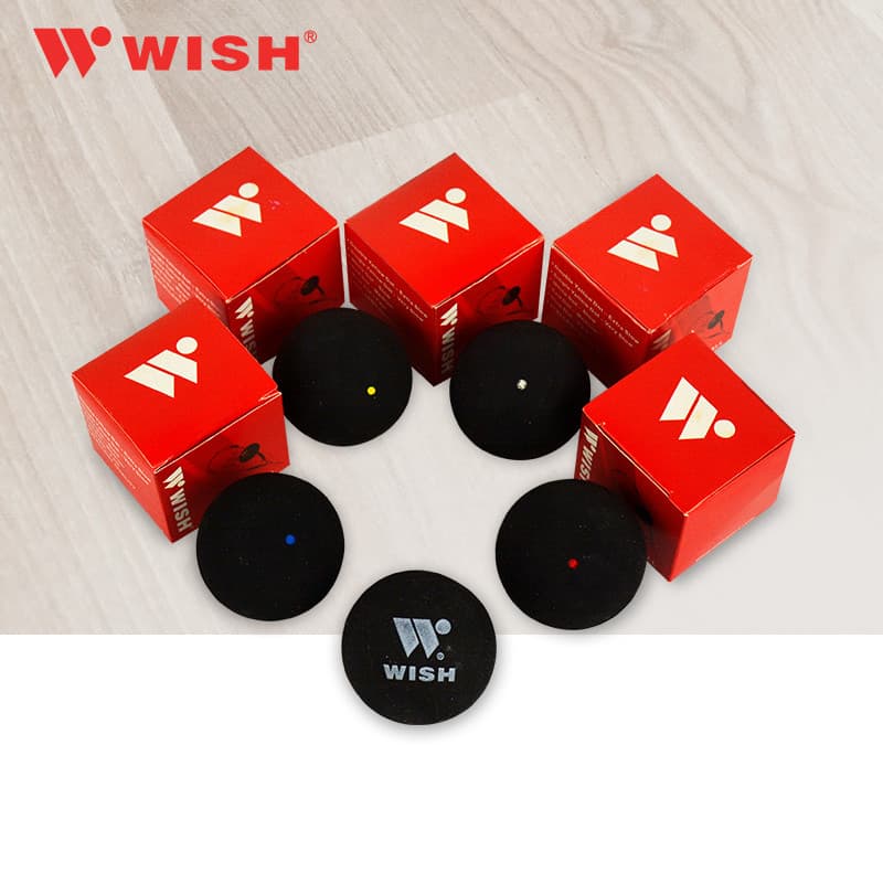 DESEJO DESEJO Squash Competição Profissional Duplo Ponto Amarelo WS-100 Ponto Branco Vermelho Azul Ponto Iniciante Bola