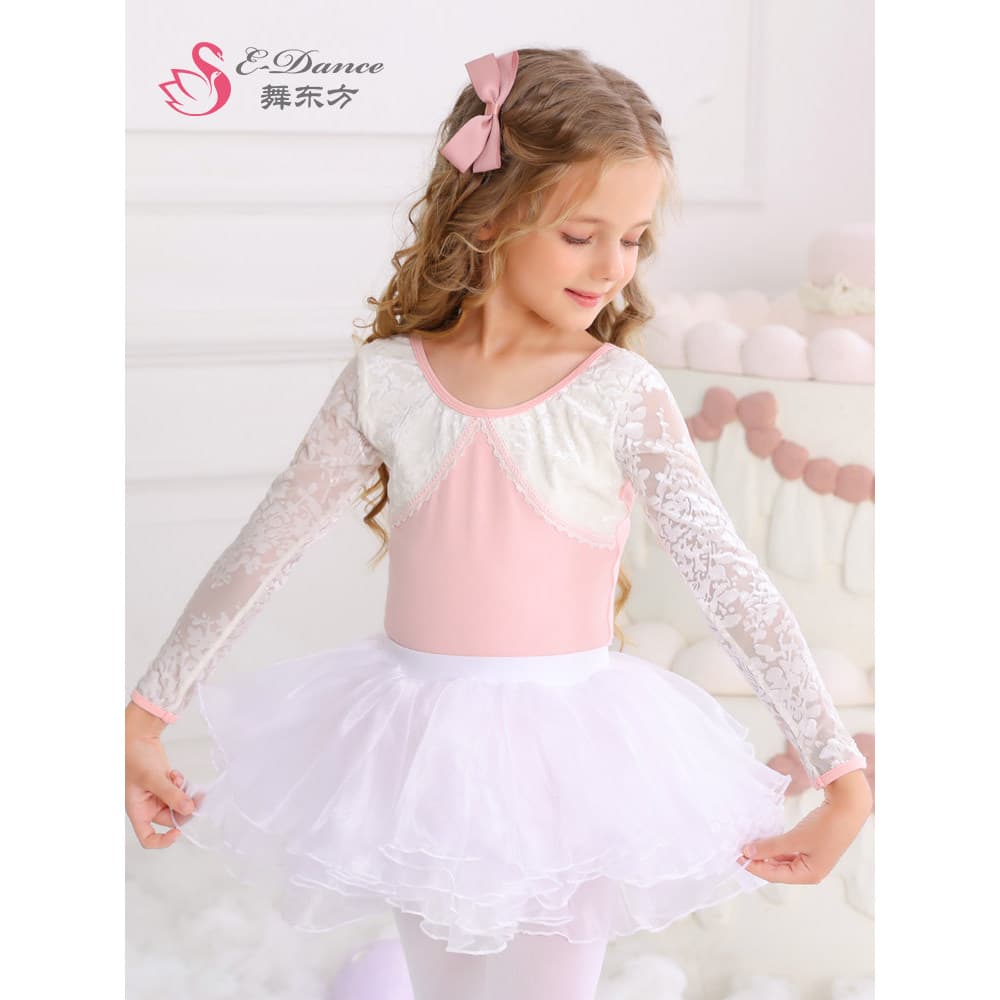 Roupas de dança infantil roupas de prática meninas outono inverno manga comprida veludo corpo roupas meninas dança chine