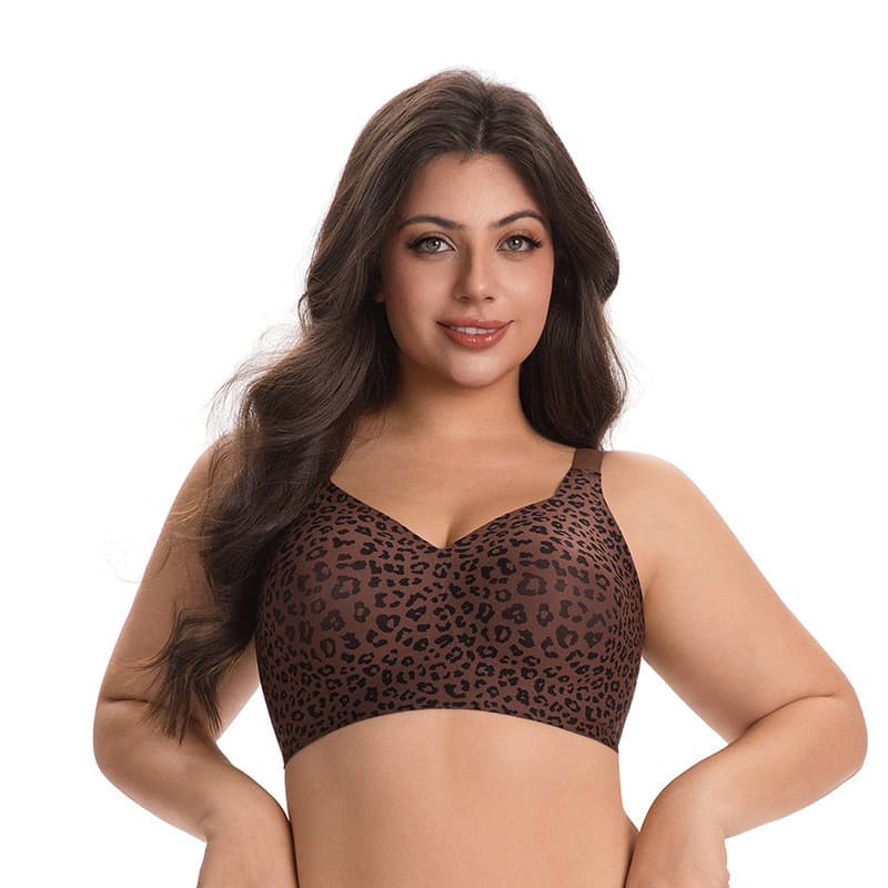 Sutiã feminino plus size, fino, sem costura, sem aro, de qualidade de exportação, muito vendido.