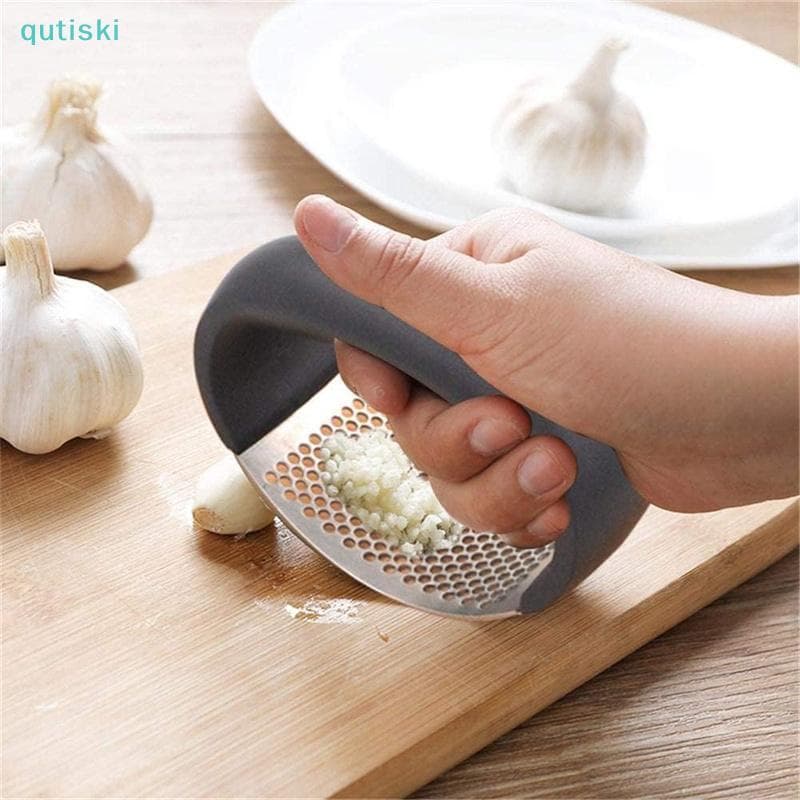 QUTI Prensa De Alho Triturador Roer , De Gengibre Em Aço Inoxidável Espremedor Picador Ferramenta De Gadget De Cozinha