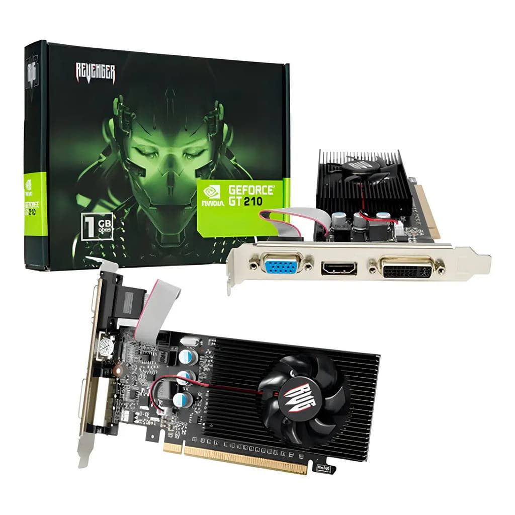 Placa De Vídeo Nvidia Geforce Gt 210 Revenger 1gb Ddr3 Hdmi Vga