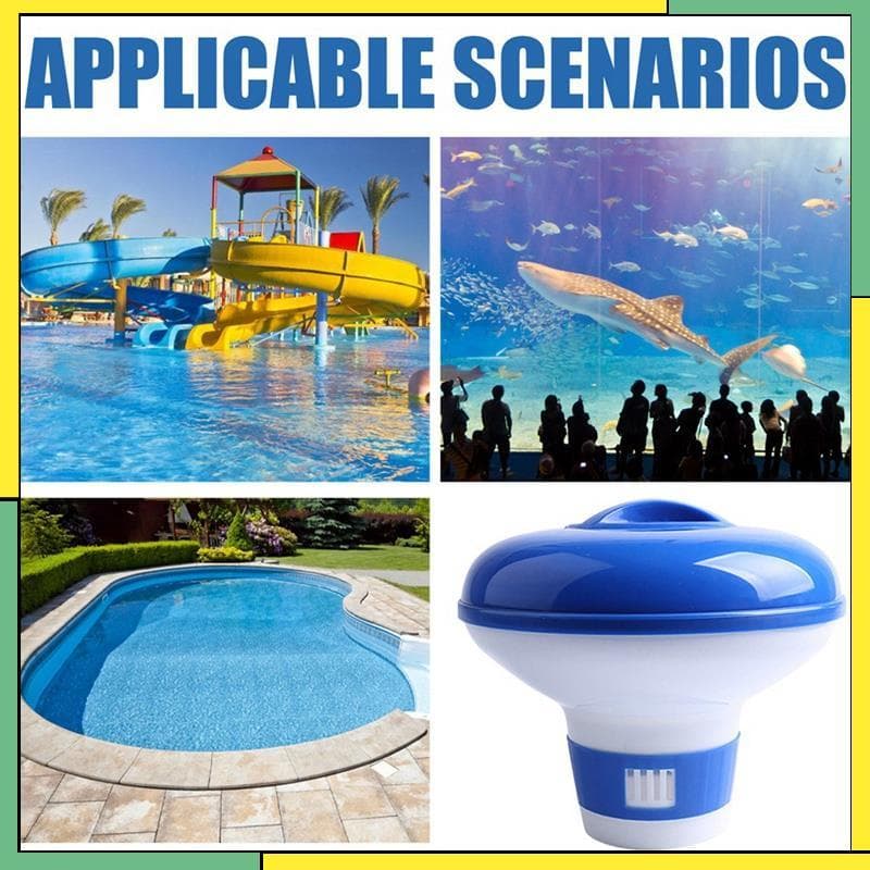 Dispensador Flutuante De Comprimidos De Cloro , 5 Peças , Piscina , Purificador De Água , Bromo Spa , Banheira , Suprime