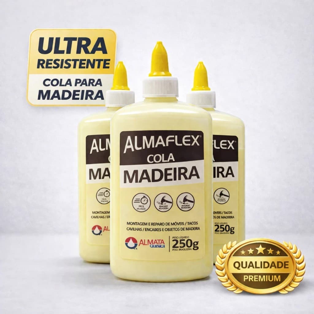 Cola para Madeira Almaflex 250g