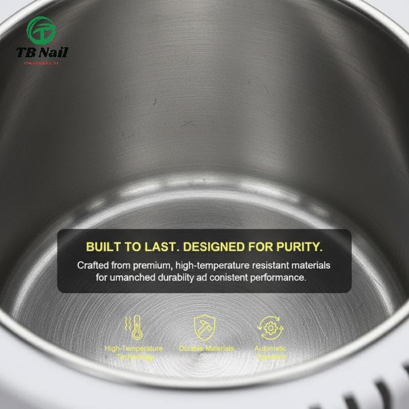 TB-Nail 1pcs Ferramenta De Unha Esterilizador Pote De Alta Temperatura Máquina De Limpeza De Manicure Profissional Para