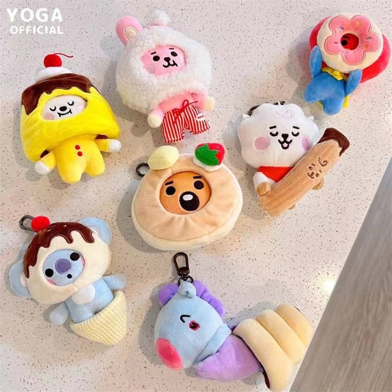 Kpop Bangtan Boys Tata Chimmy Baby Dessert Plush Porta-Chaves